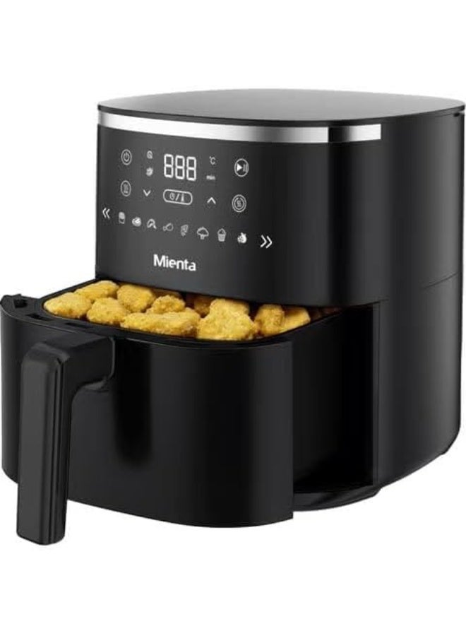 Mienta Crisp Smart Air Fryer 5.7L Capacity – 11 Automatic Cooking Programs, Digital Display, Keep Warm Function, 1750W Power, Compact Design, Easy to Clean - Image 4